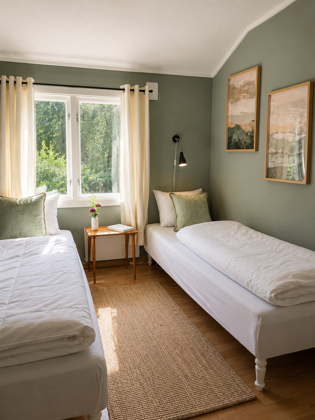 Double room in the main house på Hovstø, Seljord – bilde 6